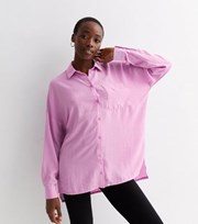 New Look Tall Lilac Oversized Shirt